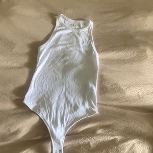 Abercrombie high neck bodysuit. Ribbed. Size medium. Never worn